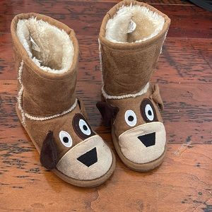 Lazy One ugg style boots toddler puppy